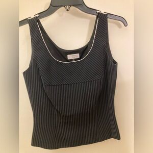 Tahari Navy and White Shell